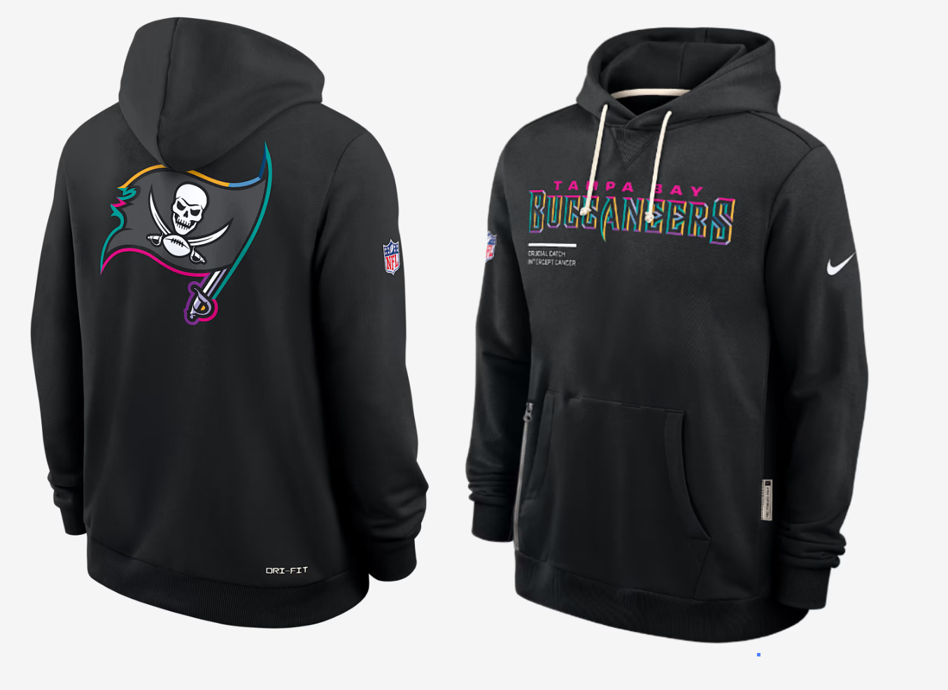 Men Tampa Bay Buccaneers black 2025 Nike NFL hoodie->nfl t-shirts->Sports Accessory